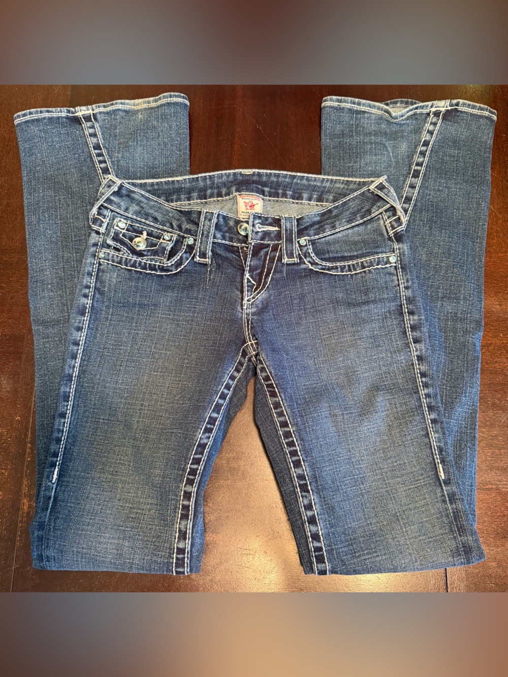 True Religion Women's Boot Cut Jeans - Blue Denim